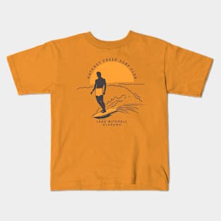 Hatchet Creek Surf Club • Lake Mitchell Kids T-Shirt